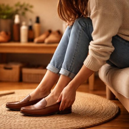 personne-chaussures-piece-chaleureuse